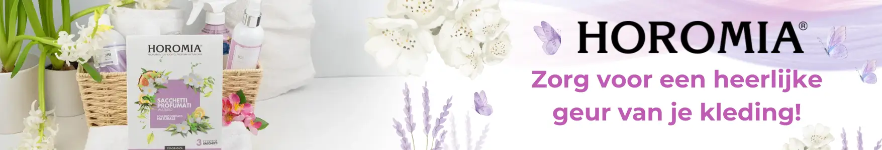 Geuren voor wasgoed, textiel en kasten van het Italiaanse merk Horomia vind je bij Candle World!
