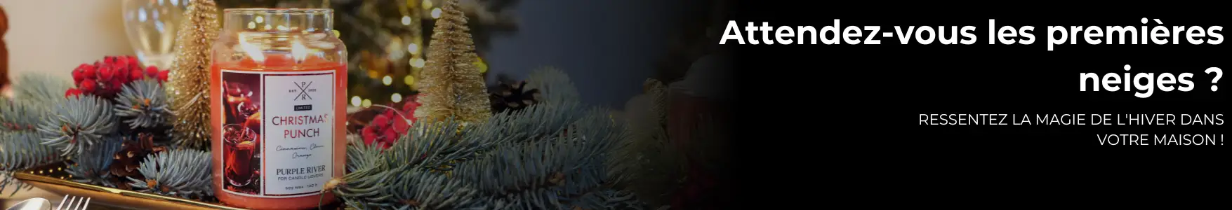 Les meilleures bougies parfumées pour le début de l'hiver !