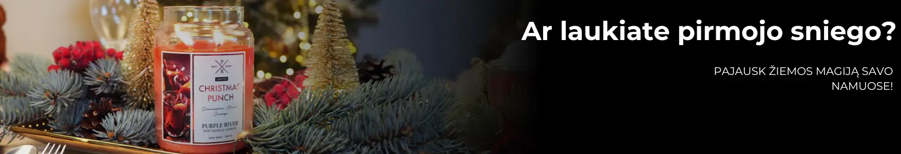 Geriausios kvapnios žvakės žiemos pradžiai!
