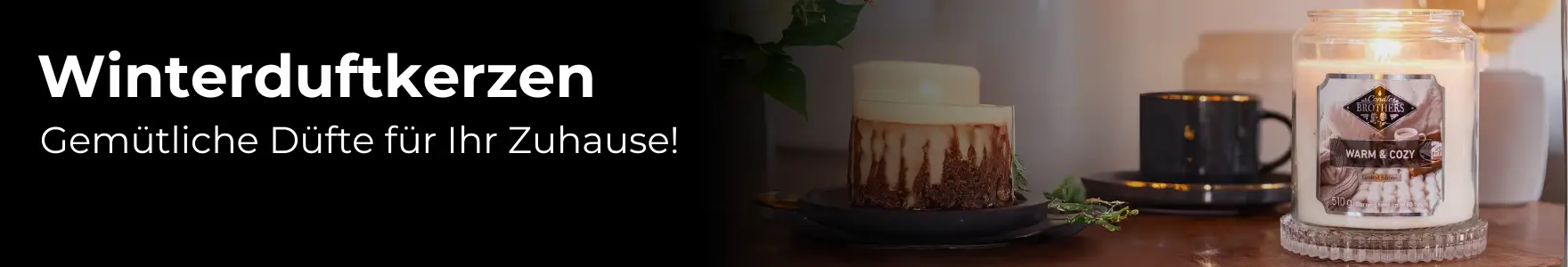 Eine riesige Auswahl an winterlichen Duftkerzen nur bei Candle World!