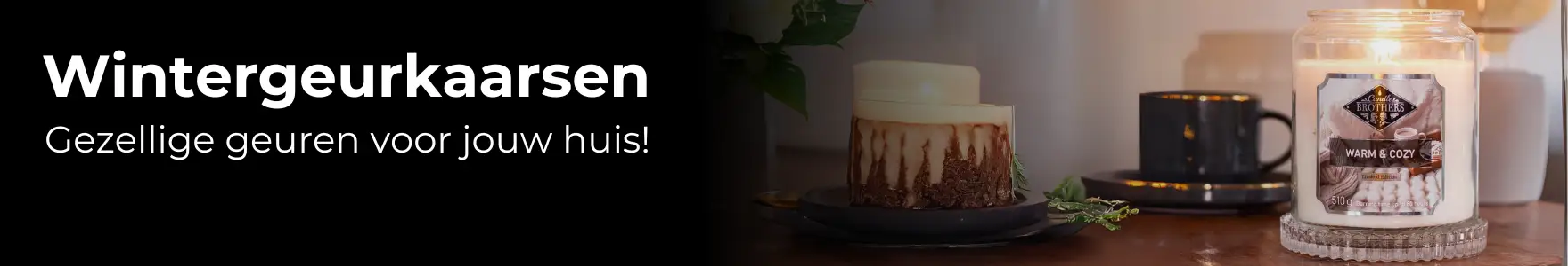 Een uitgebreide selectie wintergeurkaarsen alleen bij Candle World!