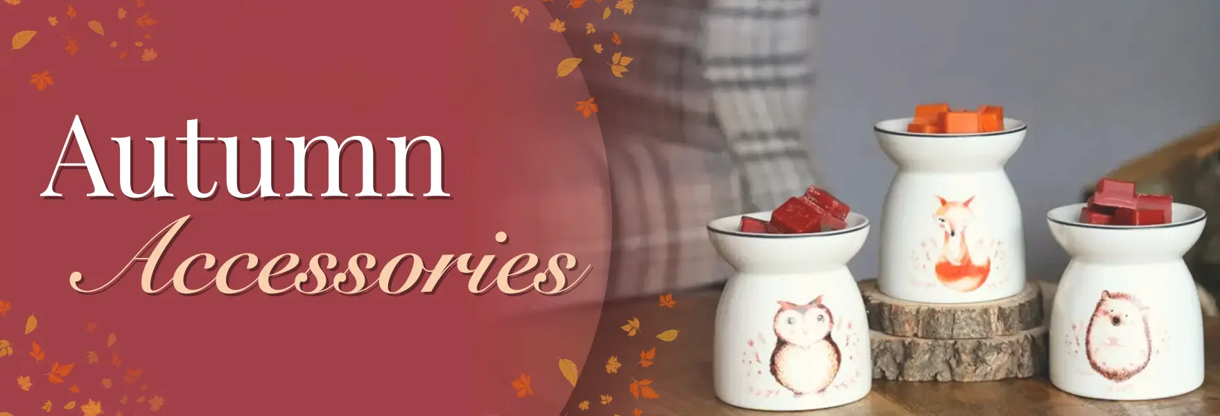 Stylish home accessories for autumn can be found at Candle World!