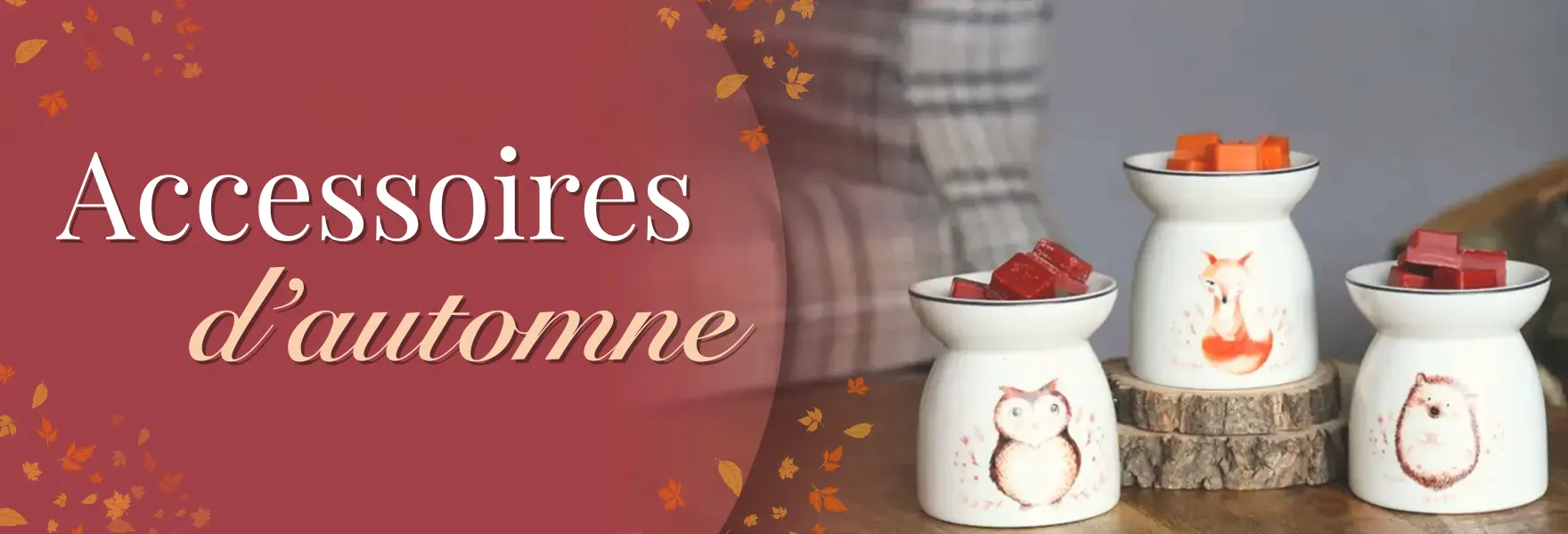 Des accessoires élégants pour la maison cet automne sont chez Candle World !