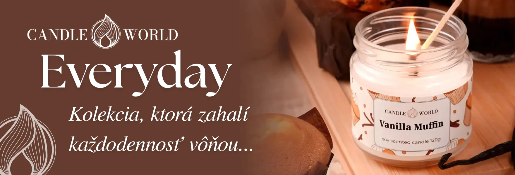 Sójové vonné sviečky z kolekcie Everyday