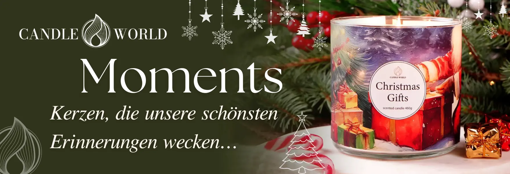 Moments Kollektion aus Sojaduftkerzen