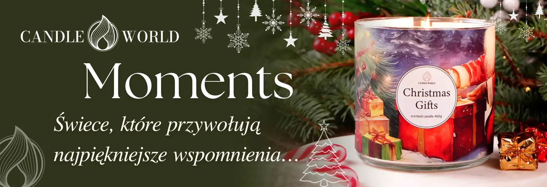 Kolekcja sojowych świec zapachowych Moments