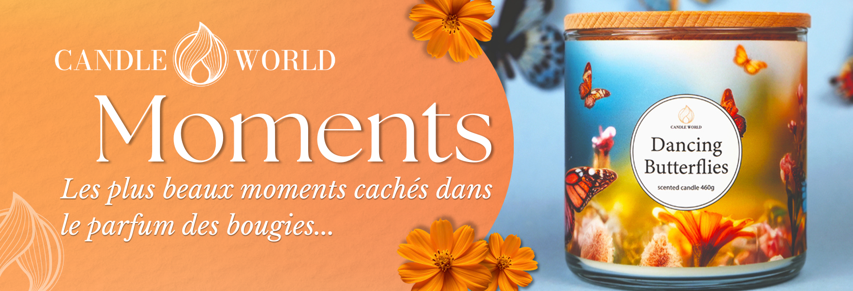 Collection de bougies Moments