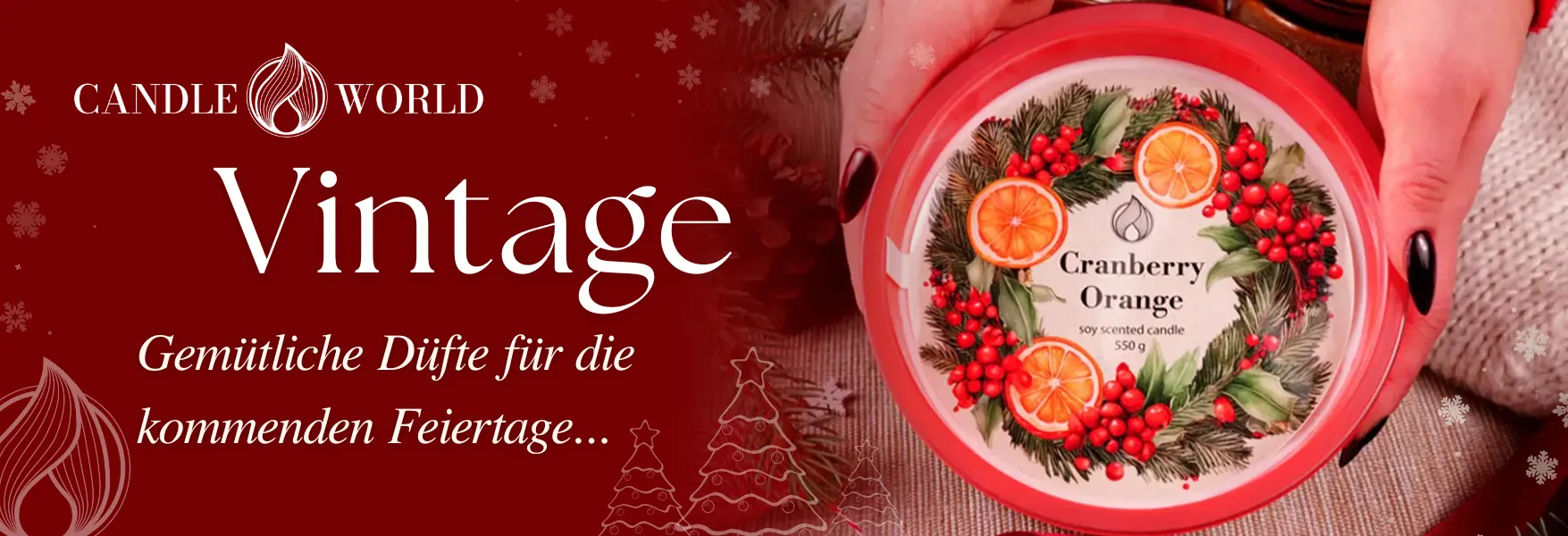 Vintage-Kollektion der Duft-Sojakerzen von Candle World!