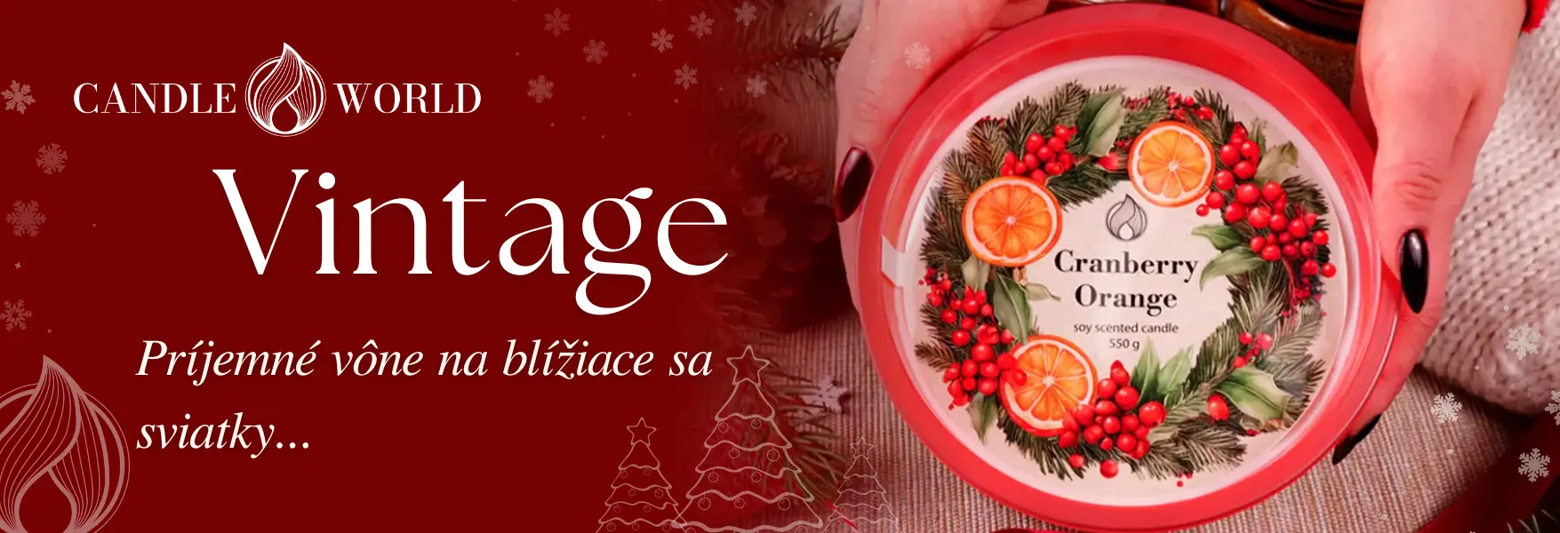 Kolekcia sójových vonných sviečok Vintage od Candle World!