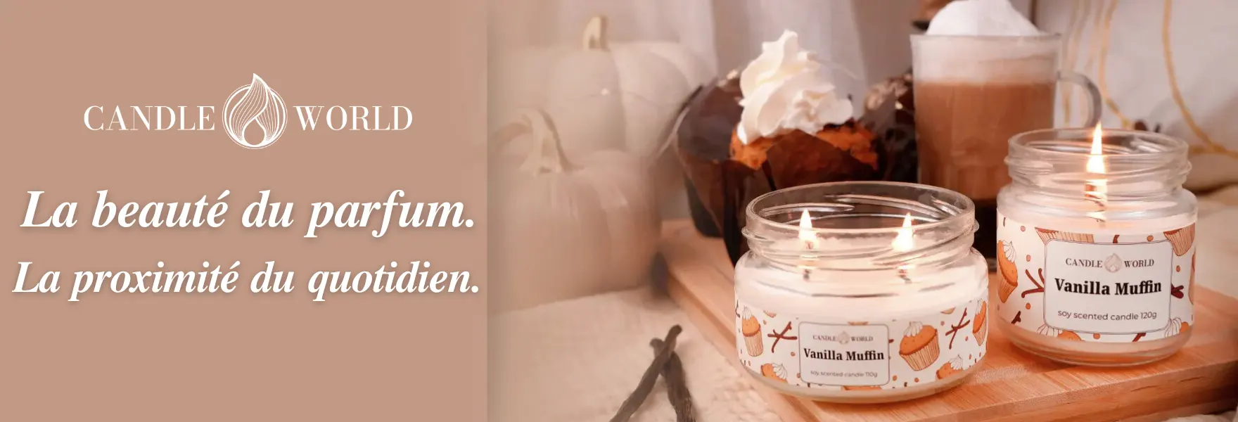 Marque Candle World – bougies parfumées créées avec passion