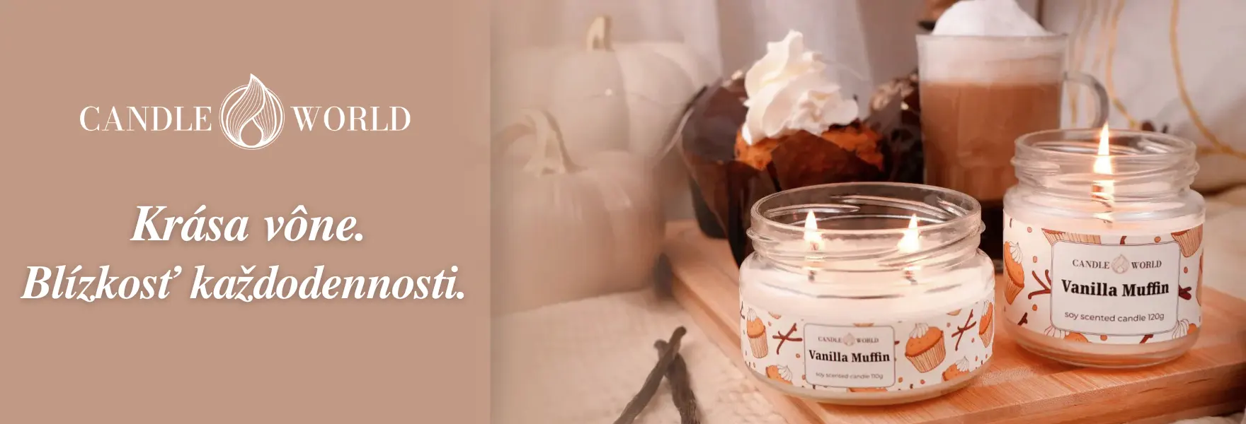 Značka Candle World – vonné sviečky tvorené s vášňou