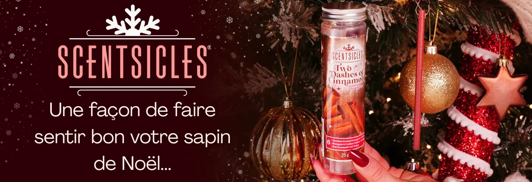 Un merveilleux parfum de sapin de Noël avec Scentsicles !