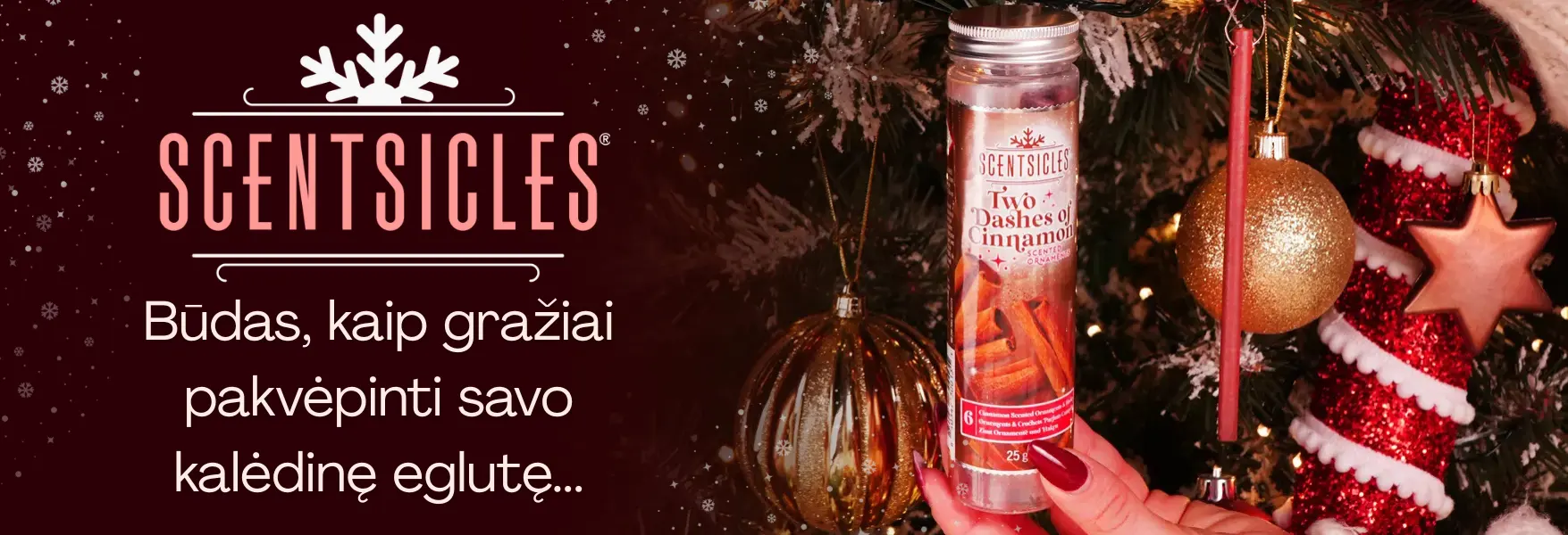 Nuostabus kalėdinės eglutės kvapas su Scentsicles!