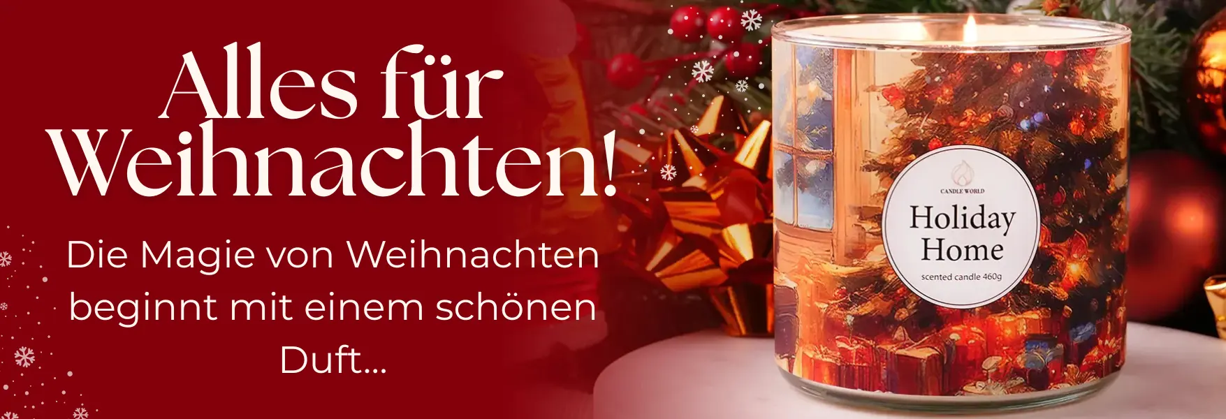 Die besten Weihnachtsgeschenke findest du bei Candle World!