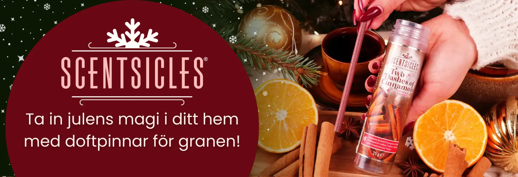 Doftstickor för julgranen hos Candle World!Doftstickor för julgranen hos Candle World!