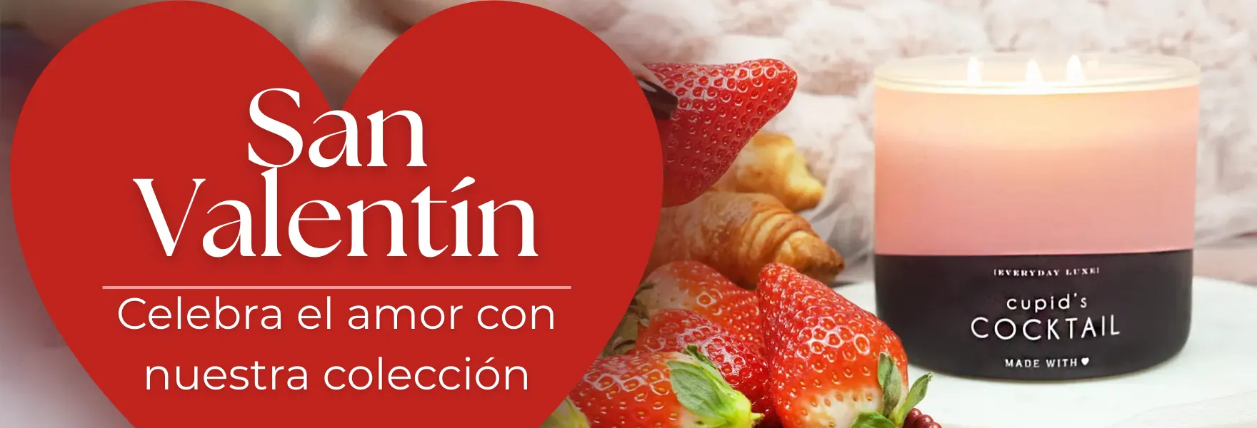 ¡Encuentra regalos románticos para San Valentín en Candle World!