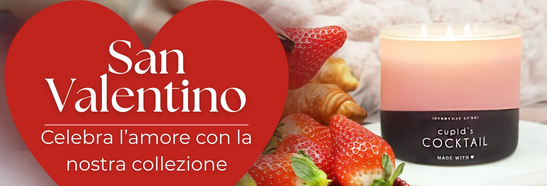 Trova regali romantici per San Valentino da Candle World!