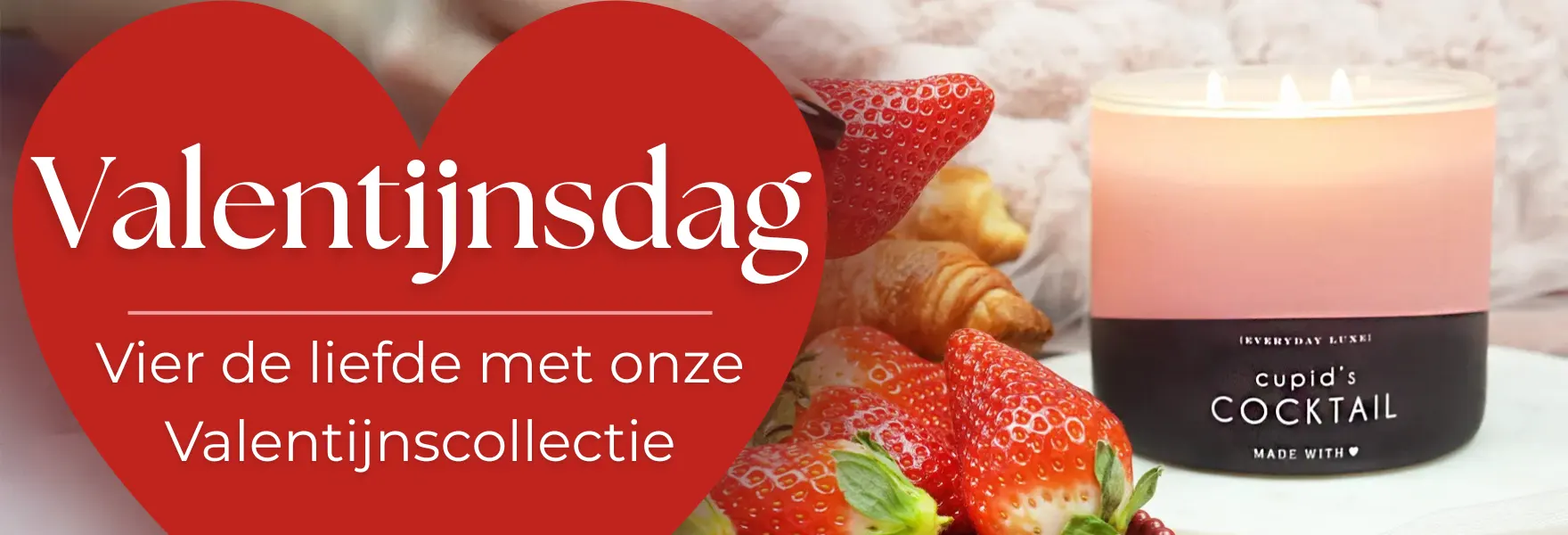 Vind romantische Valentijnscadeaus bij Candle World!