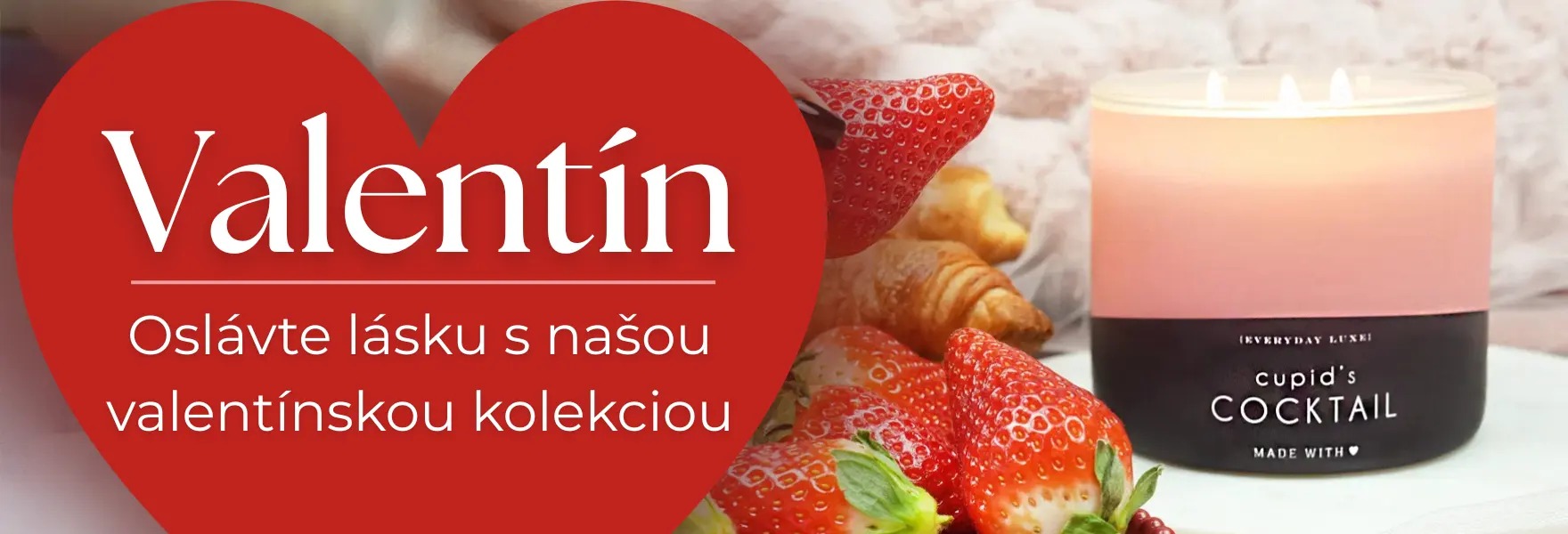 Romantické darčeky na Valentína nájdete v Candle World!