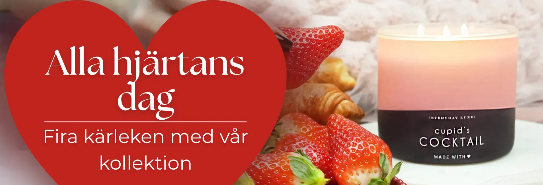 Hitta romantiska Alla hjärtans dag-presenter hos Candle World!