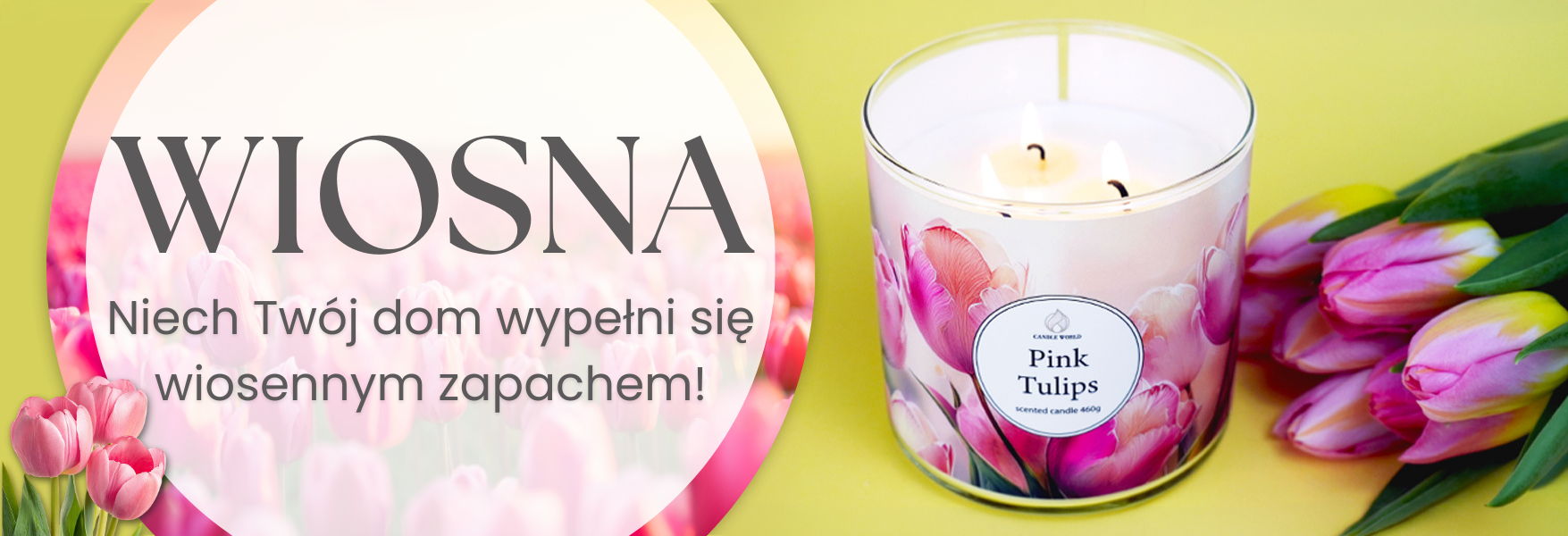 Wiosenne świece i zapachy do domu | Candle World