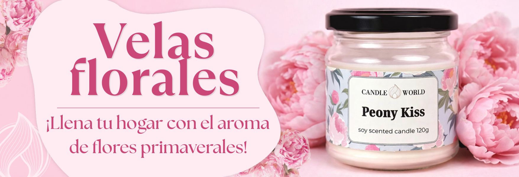 Velas aromáticas florales | Candle World