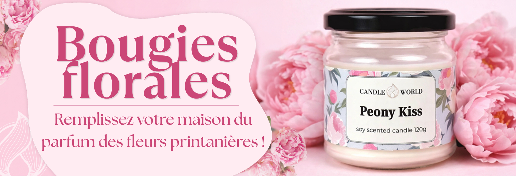 Bougies parfumées florales | Candle World