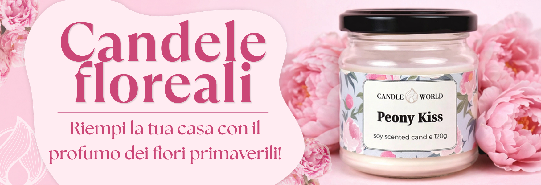 Candele profumate floreali | Candle World