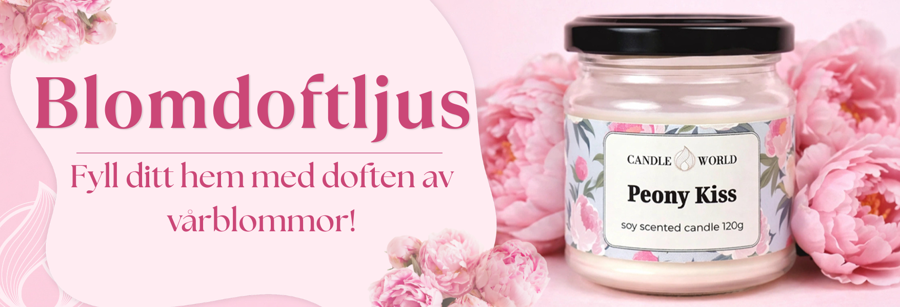 Blomdoftande ljus | Candle World