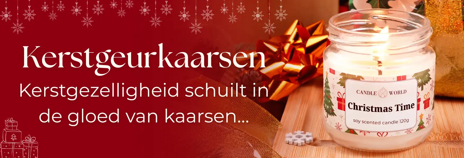 De beste geurkaarsen voor Kerst vind je bij Candle World!