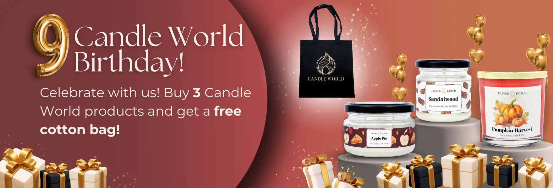 Special offer for Candle World’s 9th birthday!