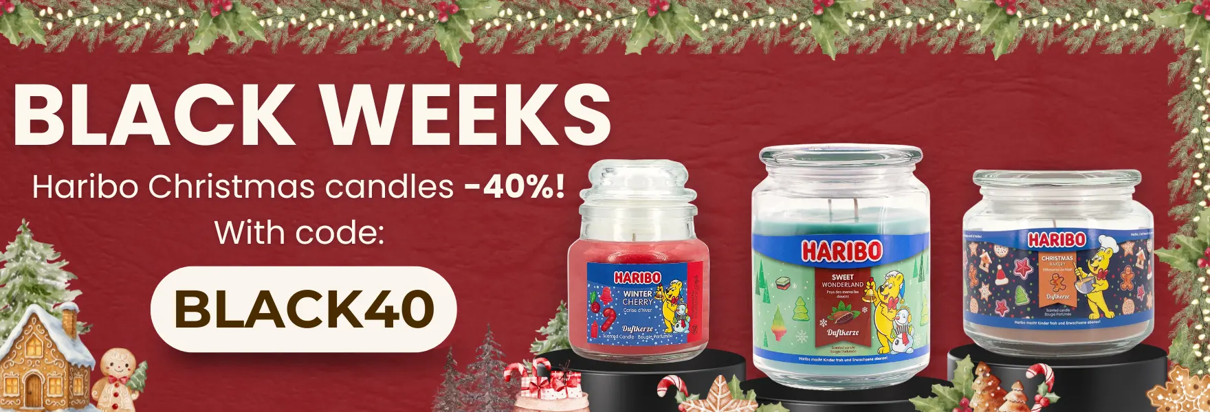 Haribo Christmas Candles -40%!