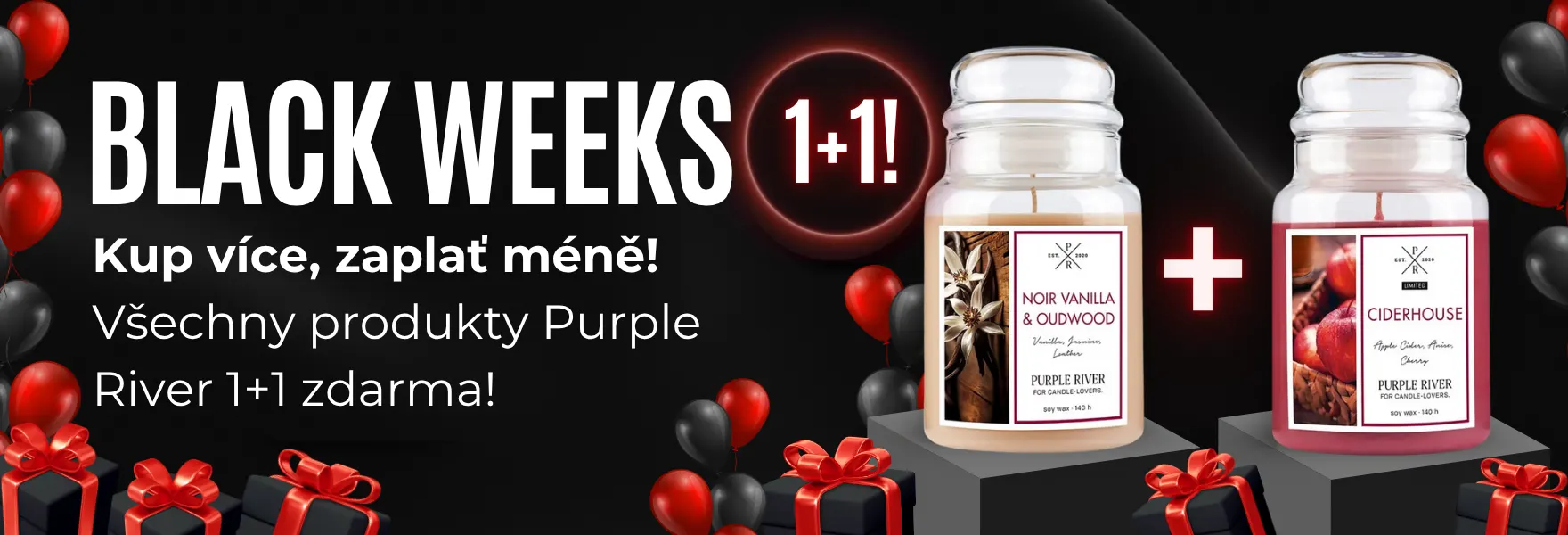 Všechny produkty Purple River 2 za cenu 1!