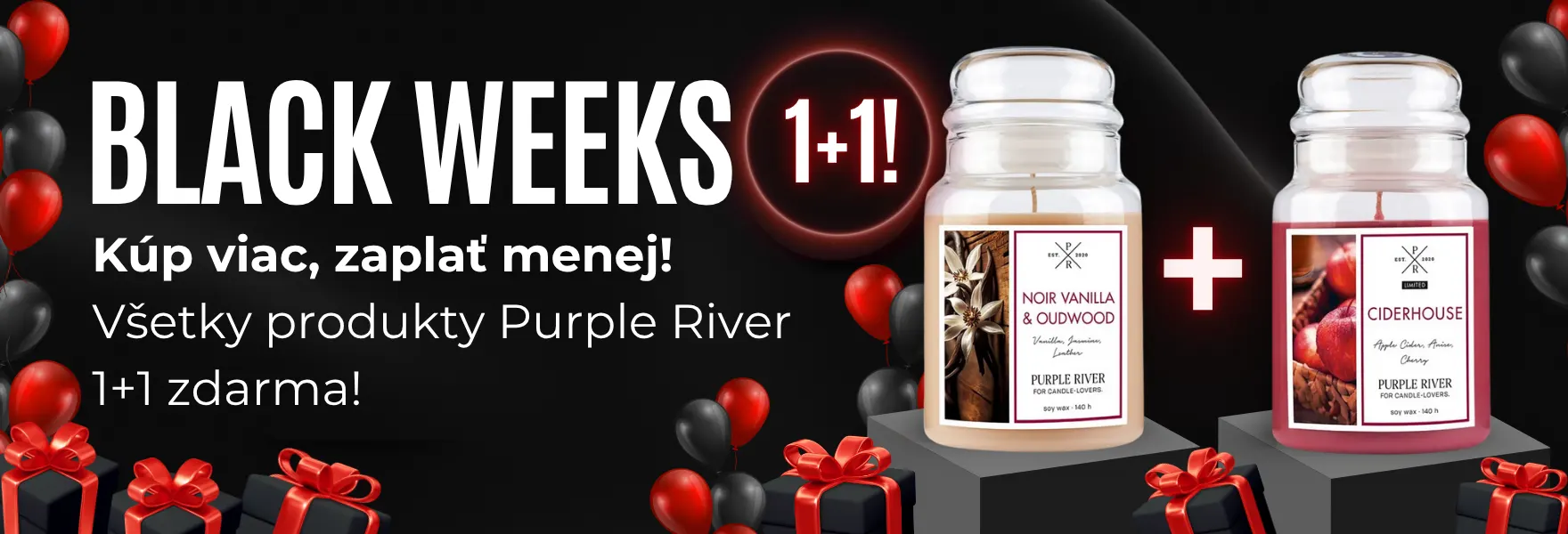 Všetky produkty Purple River 2 za cenu 1!