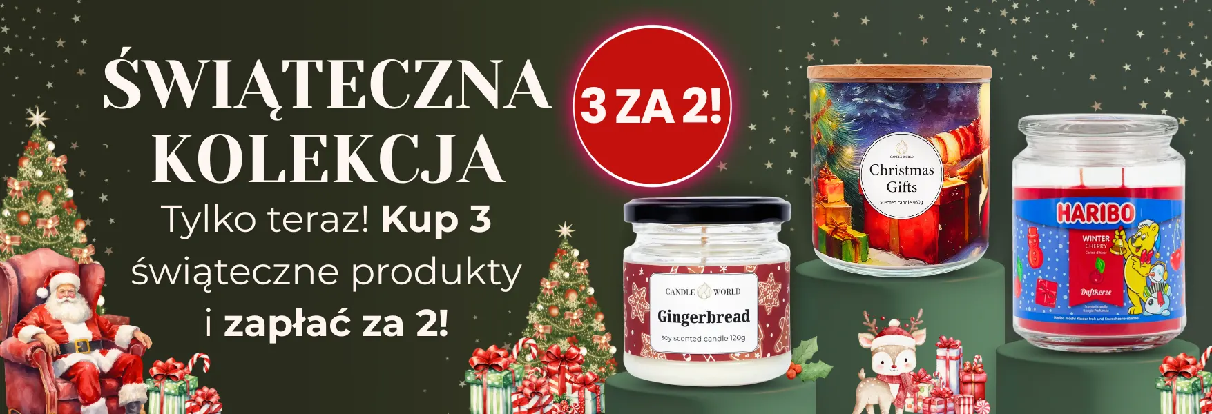 Kup 3 świąteczne produkty w cenie 2!