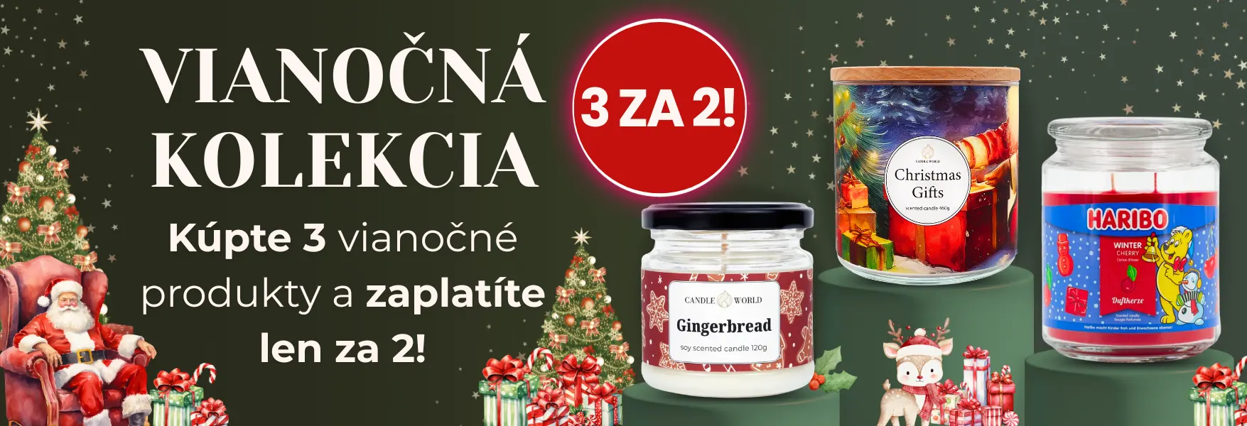 Kúpte 3 vianočné produkty za cenu 2!