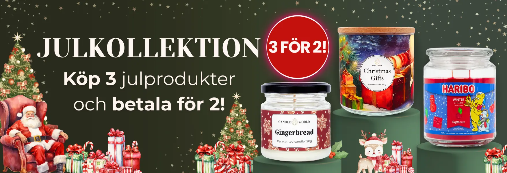 Köp 3 julprodukter till priset av 2!
