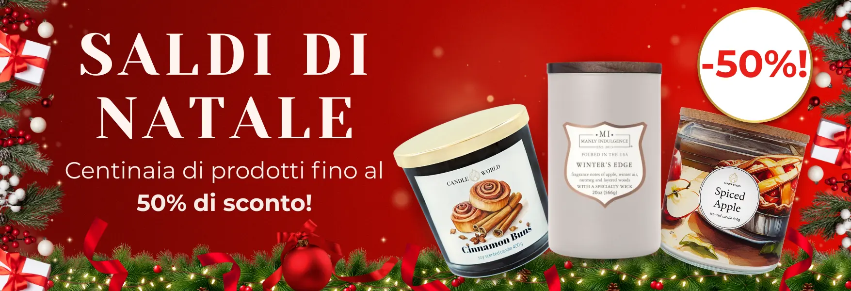 Saldi invernali da Candle World!