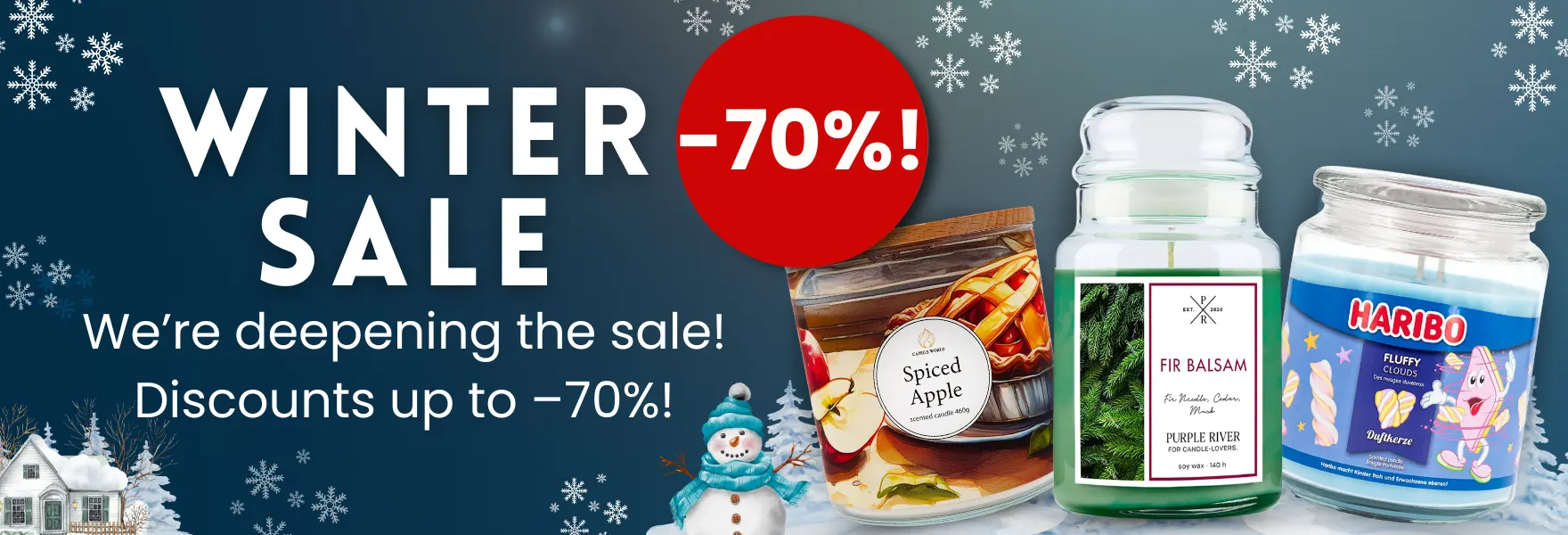 Winter Sale at Candle World!