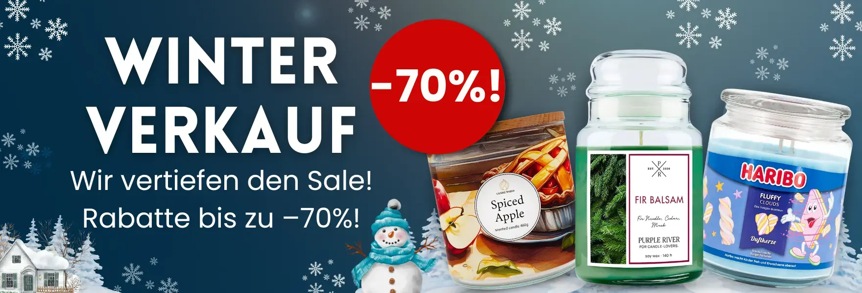 Winteruitverkoop bij Candle World!