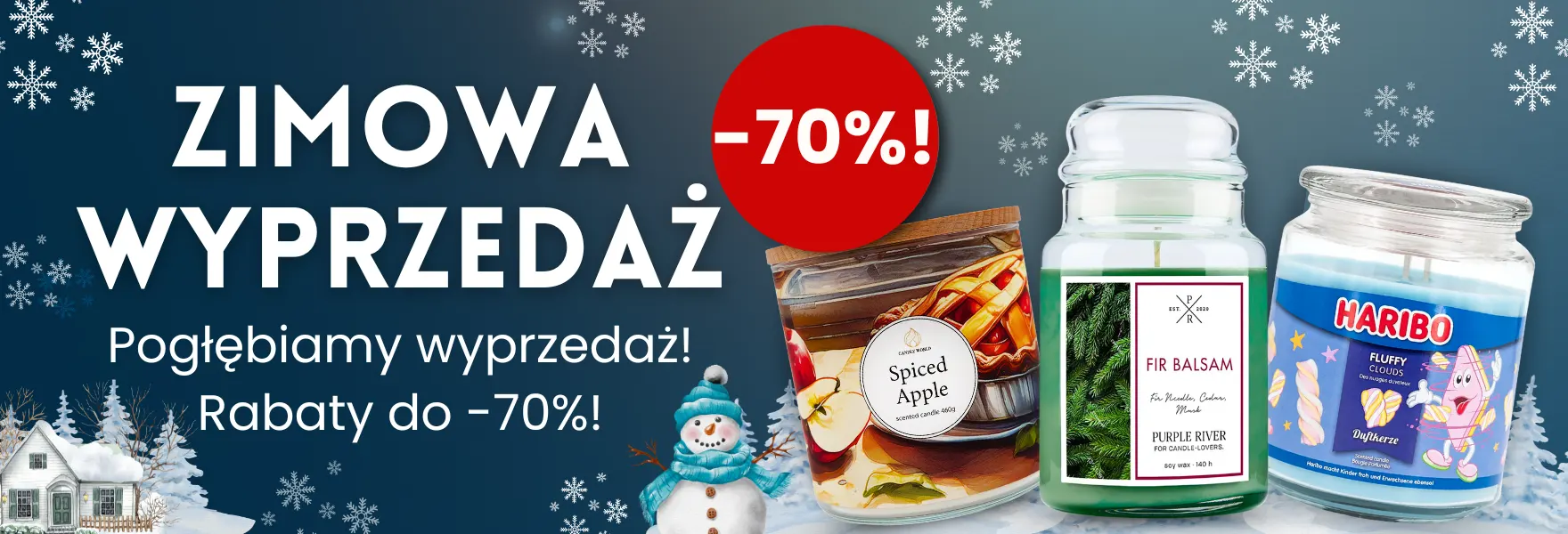 Zimowa wyprzedaż w Candle World!