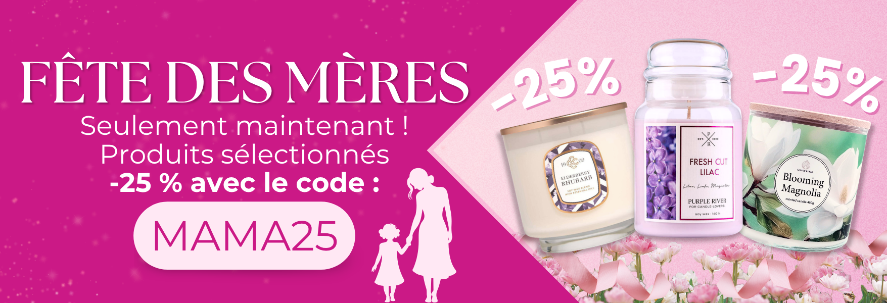 Offre spéciale pour la Fête des Mères chez Candle World !