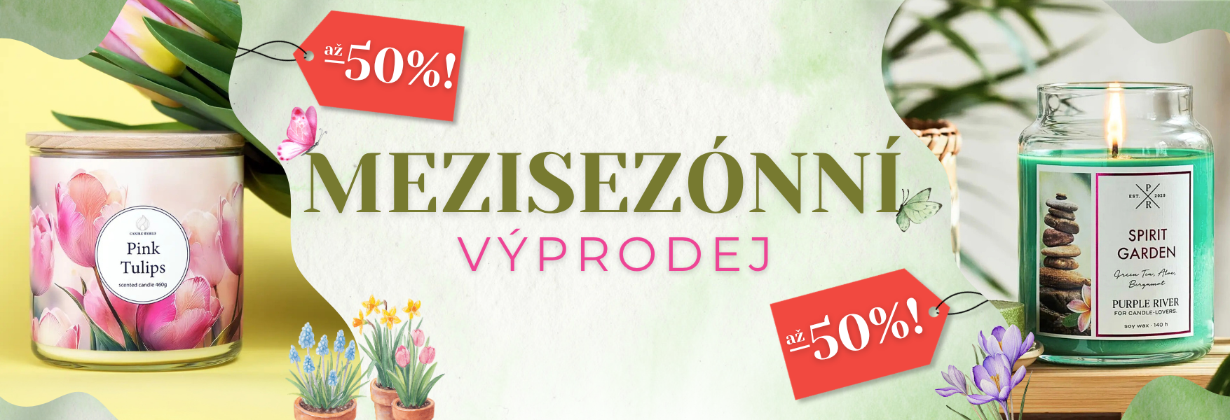 Mezisezónní výprodej v Candle World