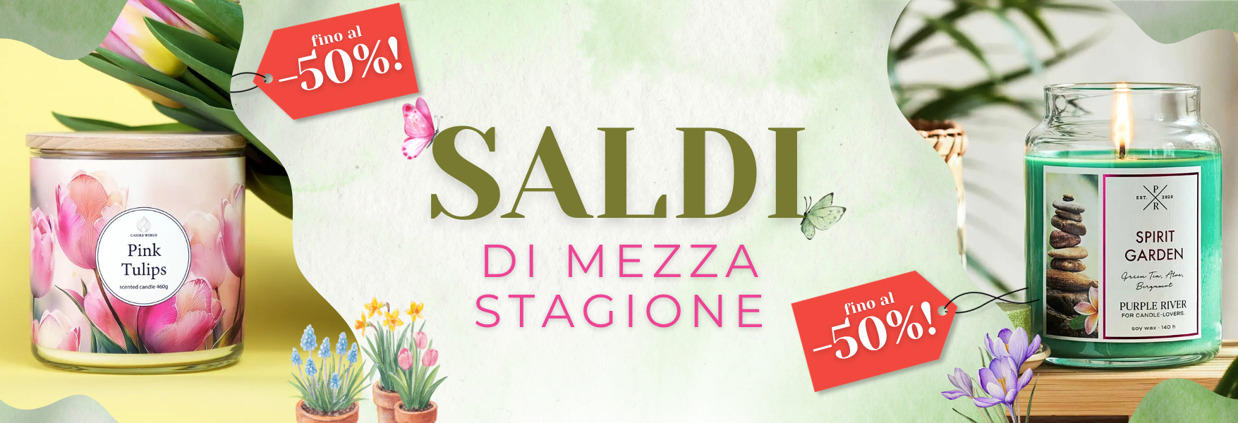 Saldi di mezza stagione da Candle World