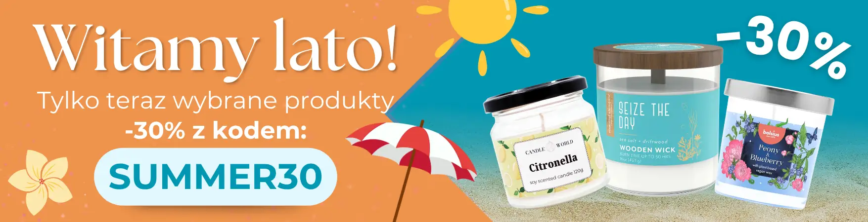Letnie zapachy 30% taniej z kodem SUMMER30