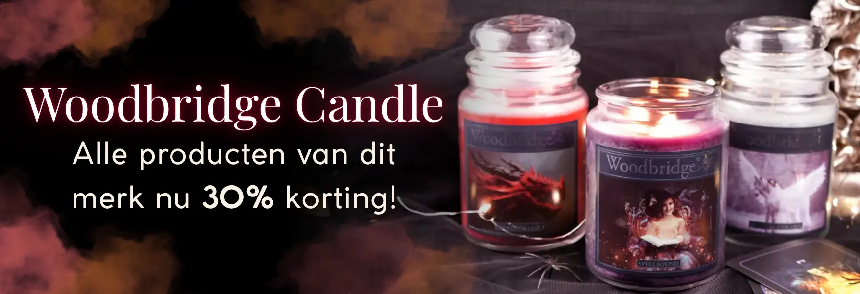 Alle producten van het merk Woodbridge Candle -30% bij Candle World!