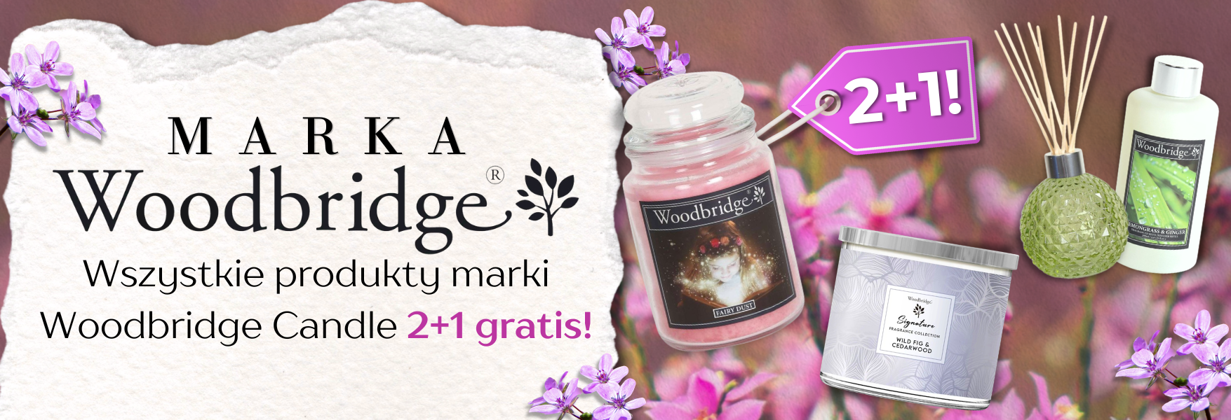 Promocja Woodbridge Candle 2+1 gratis!