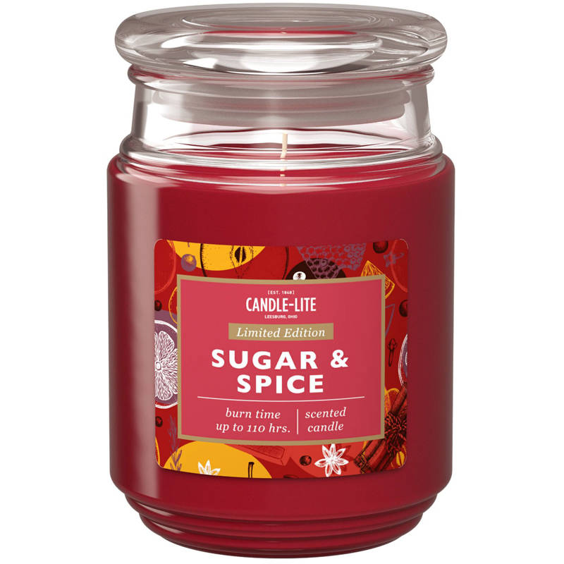Sugar Spice Candle-lite winter scented candle