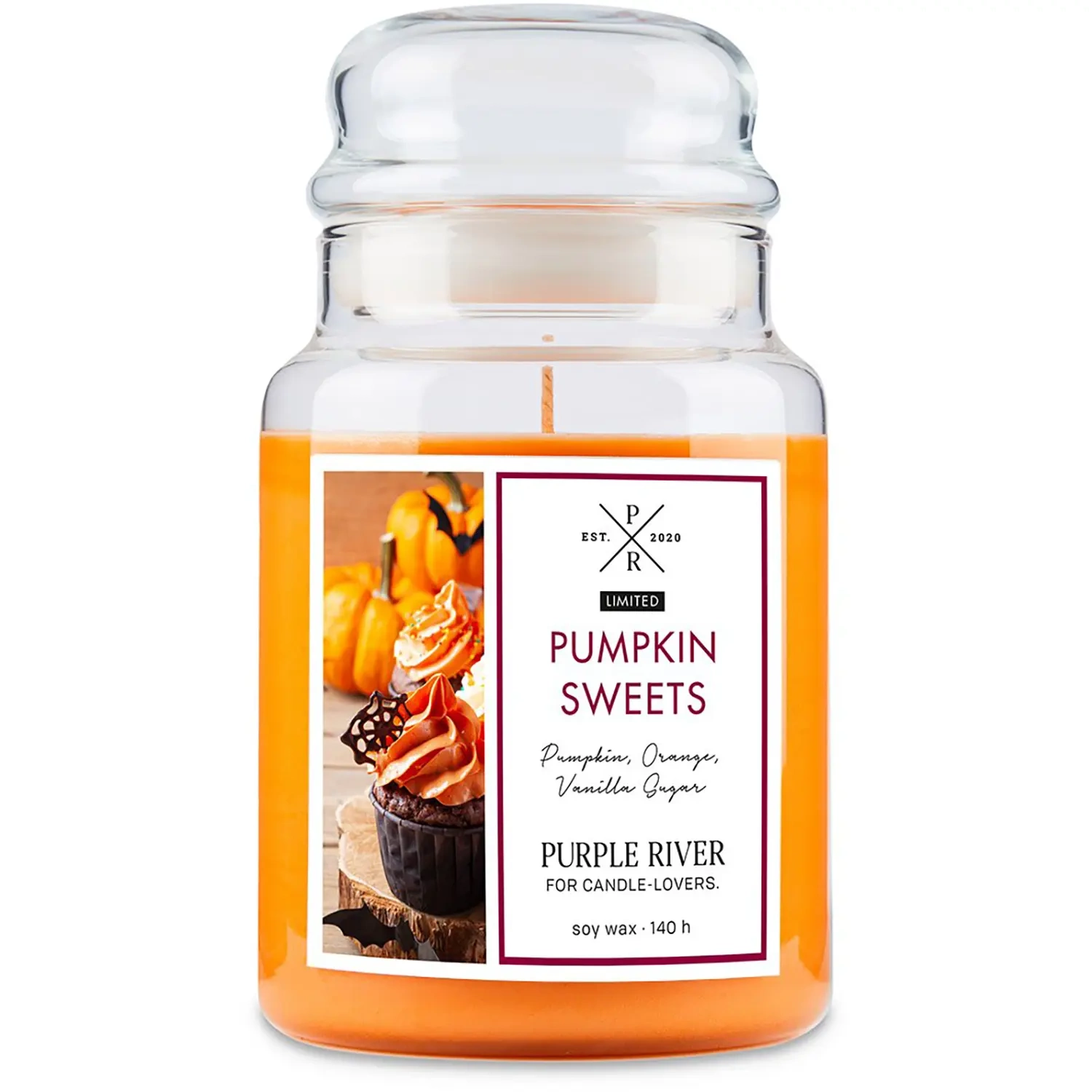 Pumpkin Sweets Candela di soia Purple River