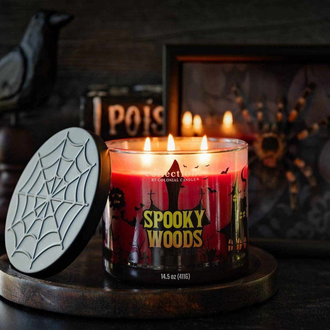 Vela de Halloween Spooky Woods